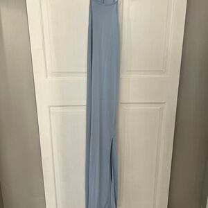 Lulus Elegant Light Blue Maxi Event Dress